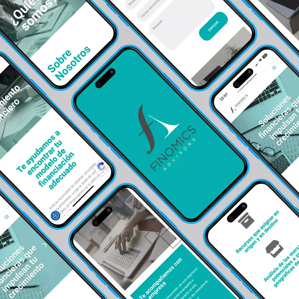 Adaptació a dispositius mobils de la web de finomics advisors